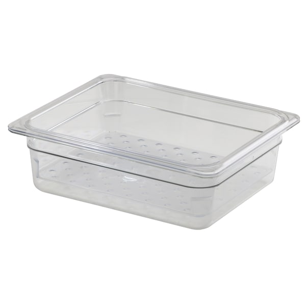 Cambro - Camwear Colander, 3" Deep, Clear Polycarbonate, Fits 1/2 Size Food Pans / NSF